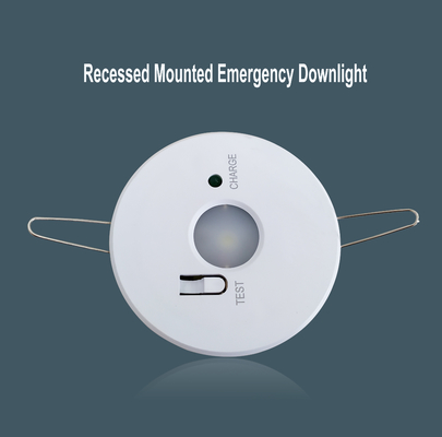 ROHS 3W 2835 SMD Rechargeable LED Emergency Downlight